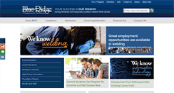 Desktop Screenshot of blueridge.edu